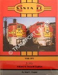 Book cover of Santa Fe 1940 - 1971 in color by STAGNER, Lloyd E.